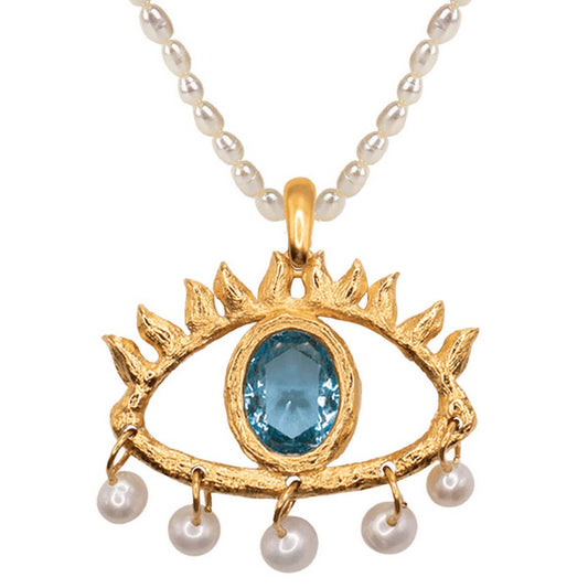 Gold Ocean Charms Necklace ? Fish & Shell Beads