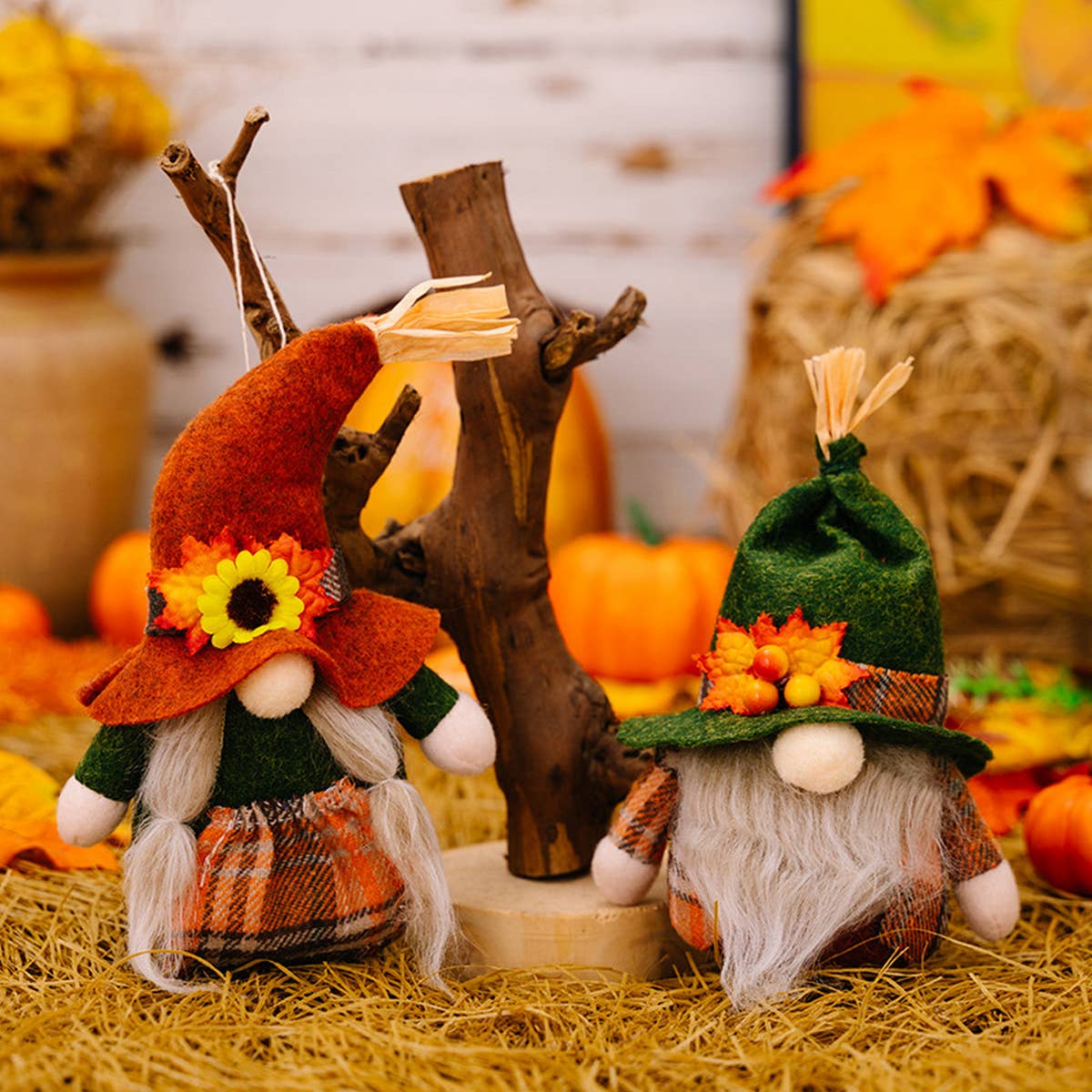 THANKSGIVING HARVEST SEASON GNOME PENDANT