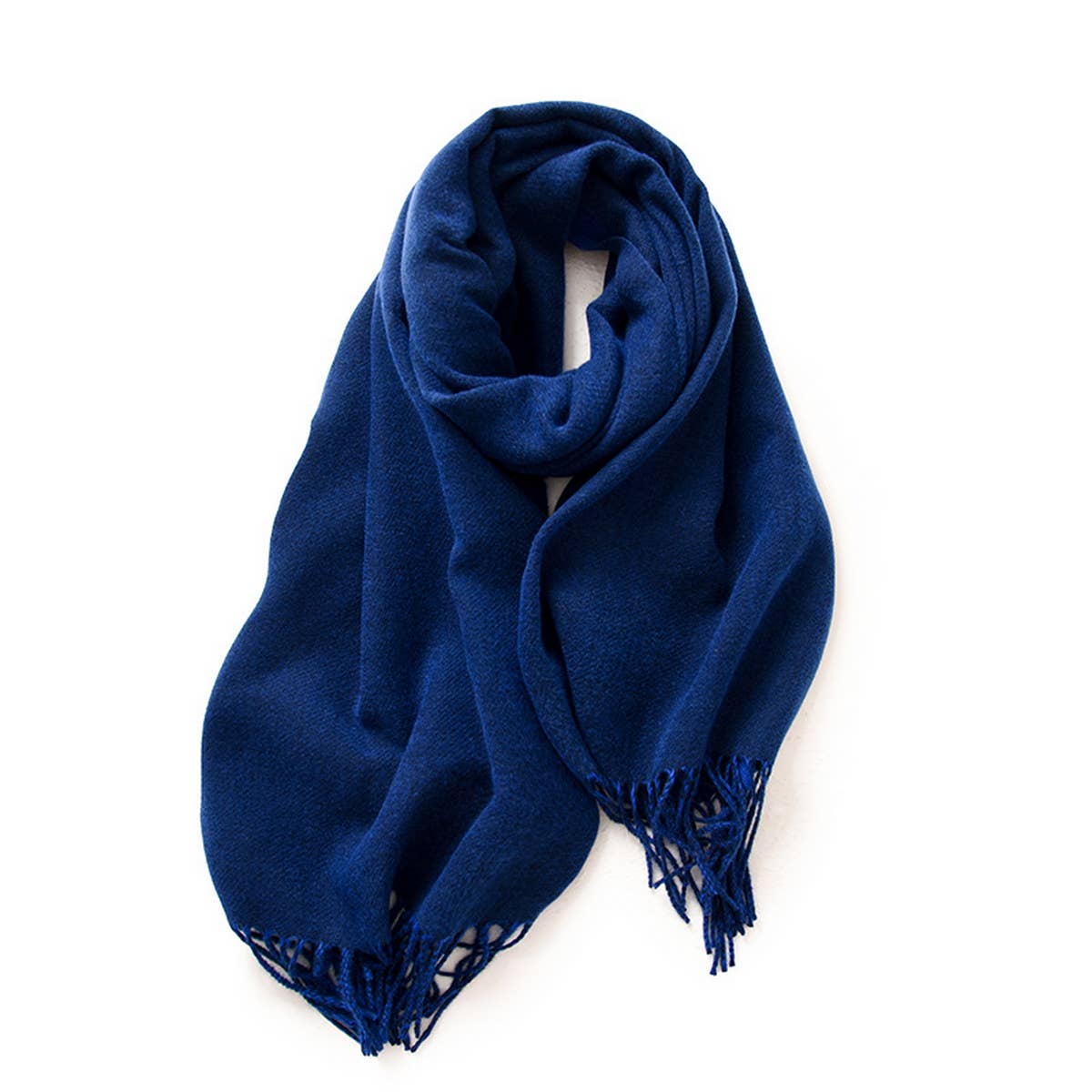 Fashion Scarf - Soft Faux Cashmere with Tassels_CWASC0174