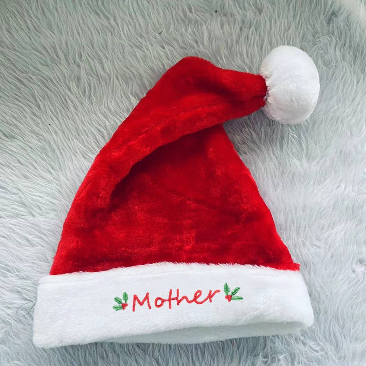 CWAH4085_EMBROIDERED CHRISTMAS HATS FOR MOM, DAD AND KIDS