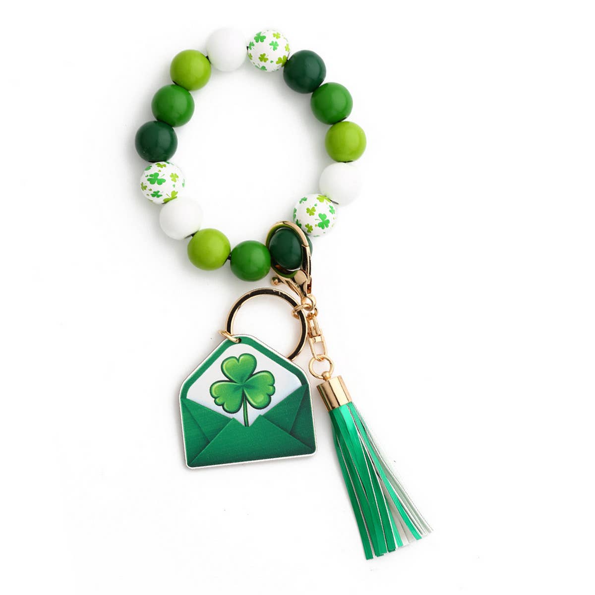 2024 NEW GREEN CLOVER PENDANT KEYCHAIN_CWMM1329