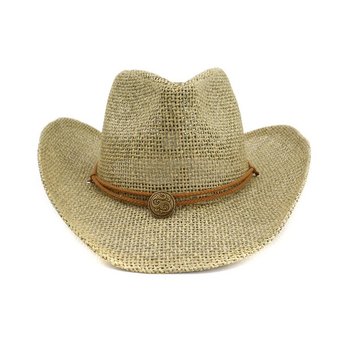 WESTERN COWBOY SUN SHADING STRAW HAT_CWAH1248