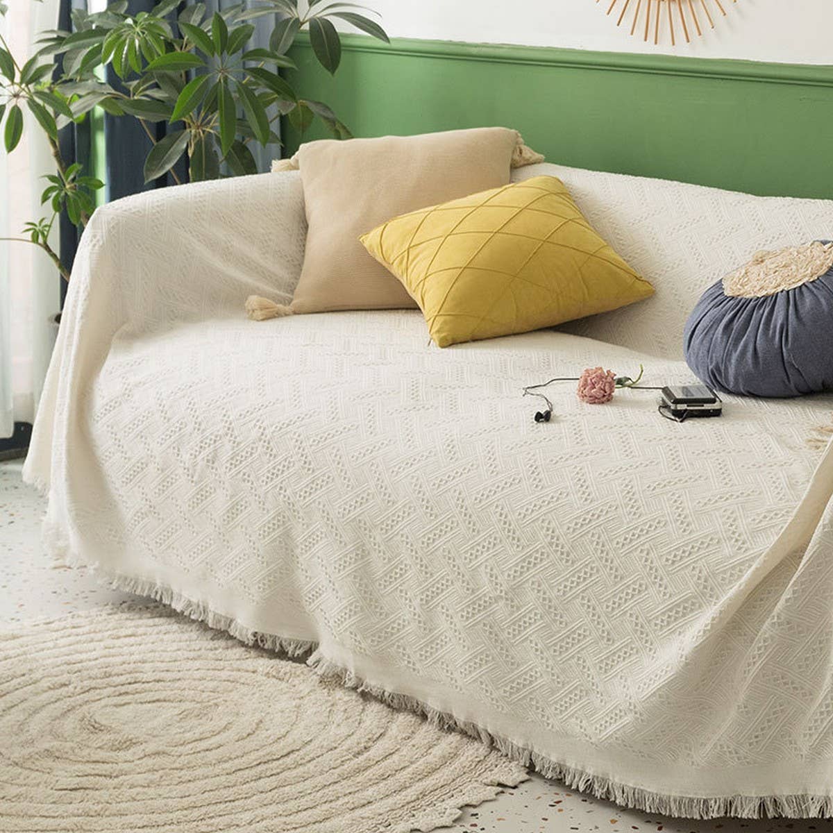 Universal Sofa Throw Blanket for Full Cover