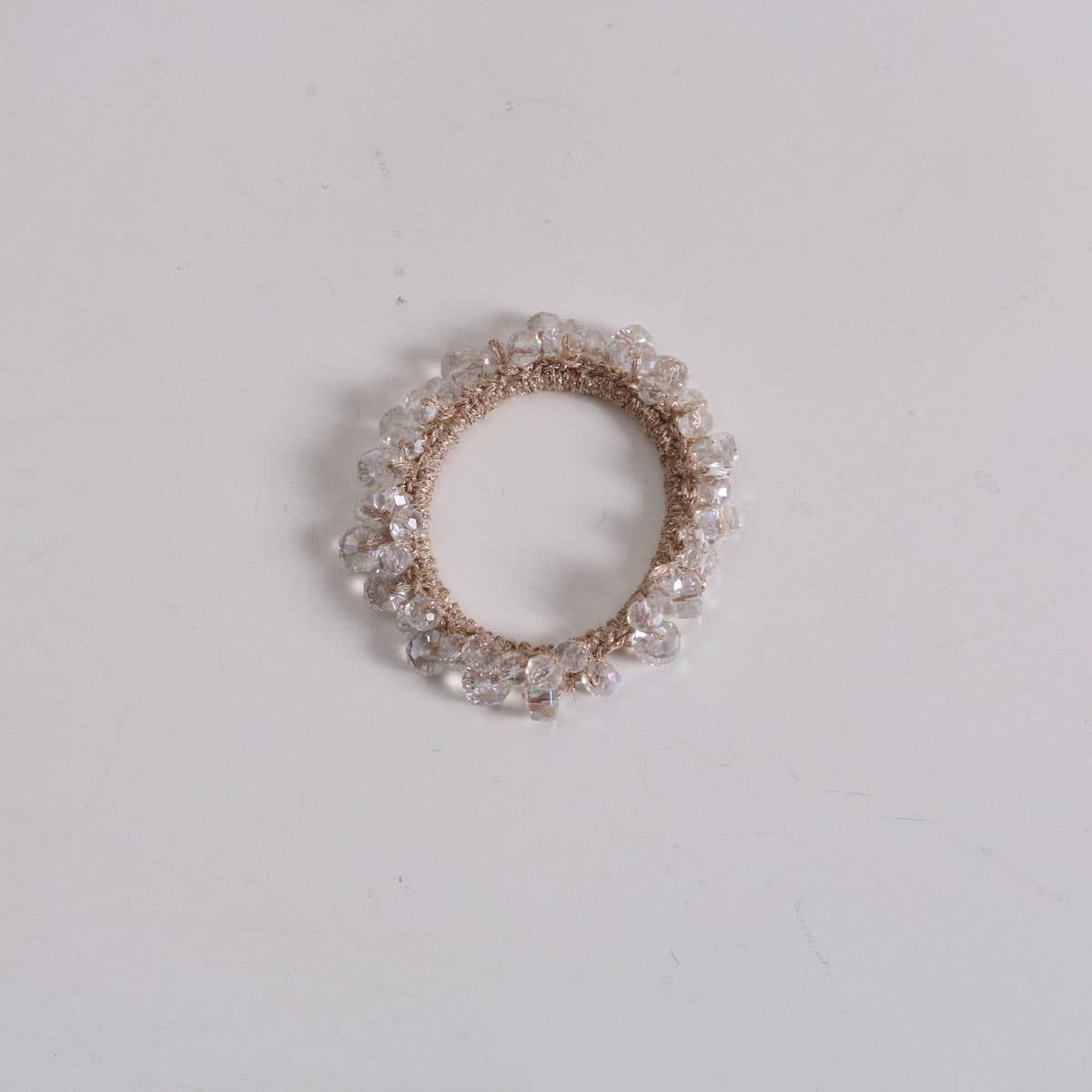 Boho Crystal Hair Tie Simple New Girl Elastic Band_CWAHA6766
