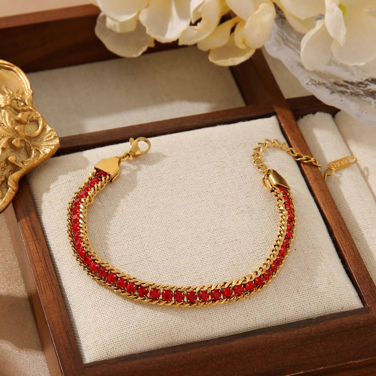 COLORFUL DIAMOND SNAKE BRACELET
