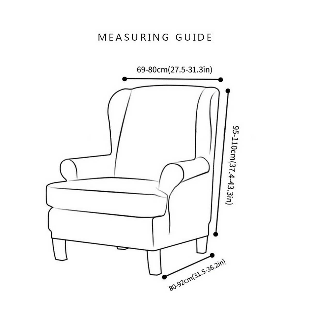 American Tiger Chair Cover, Stretch Full Wrap_CWMM8316