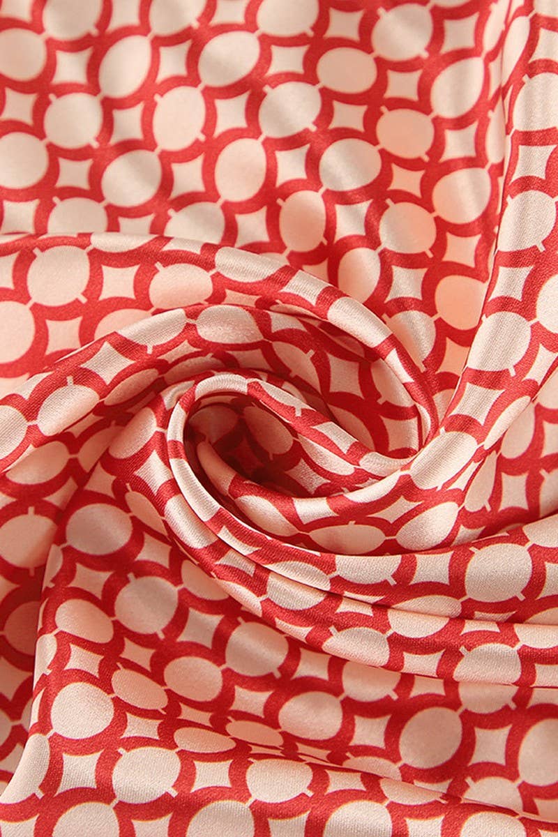 CWSPJ0411_PRINTED LOOSE-FITTING TWO-PIECE PAJAMA SET