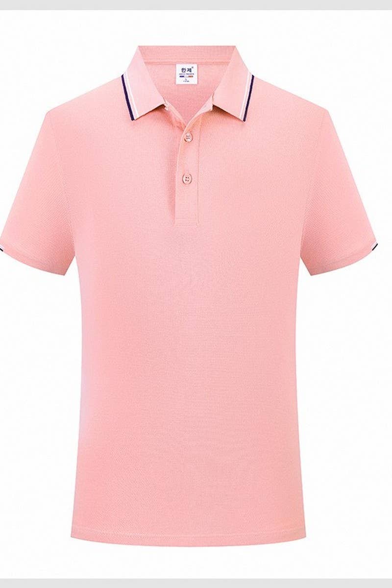 EASY CARE SOLID COLOR POLO SHIRT OFFICE VACATIONCWTBLS02454