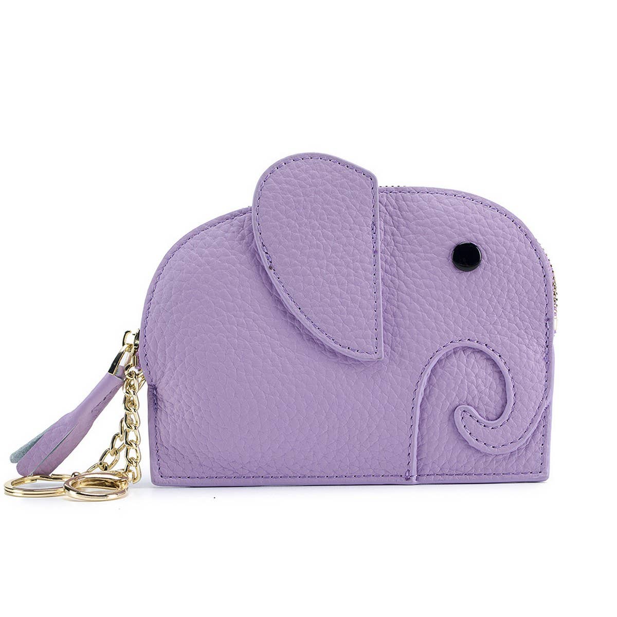 GENUINE LEATHER ELEPHANT MINI CREATIVE WALLET_CWAB3891