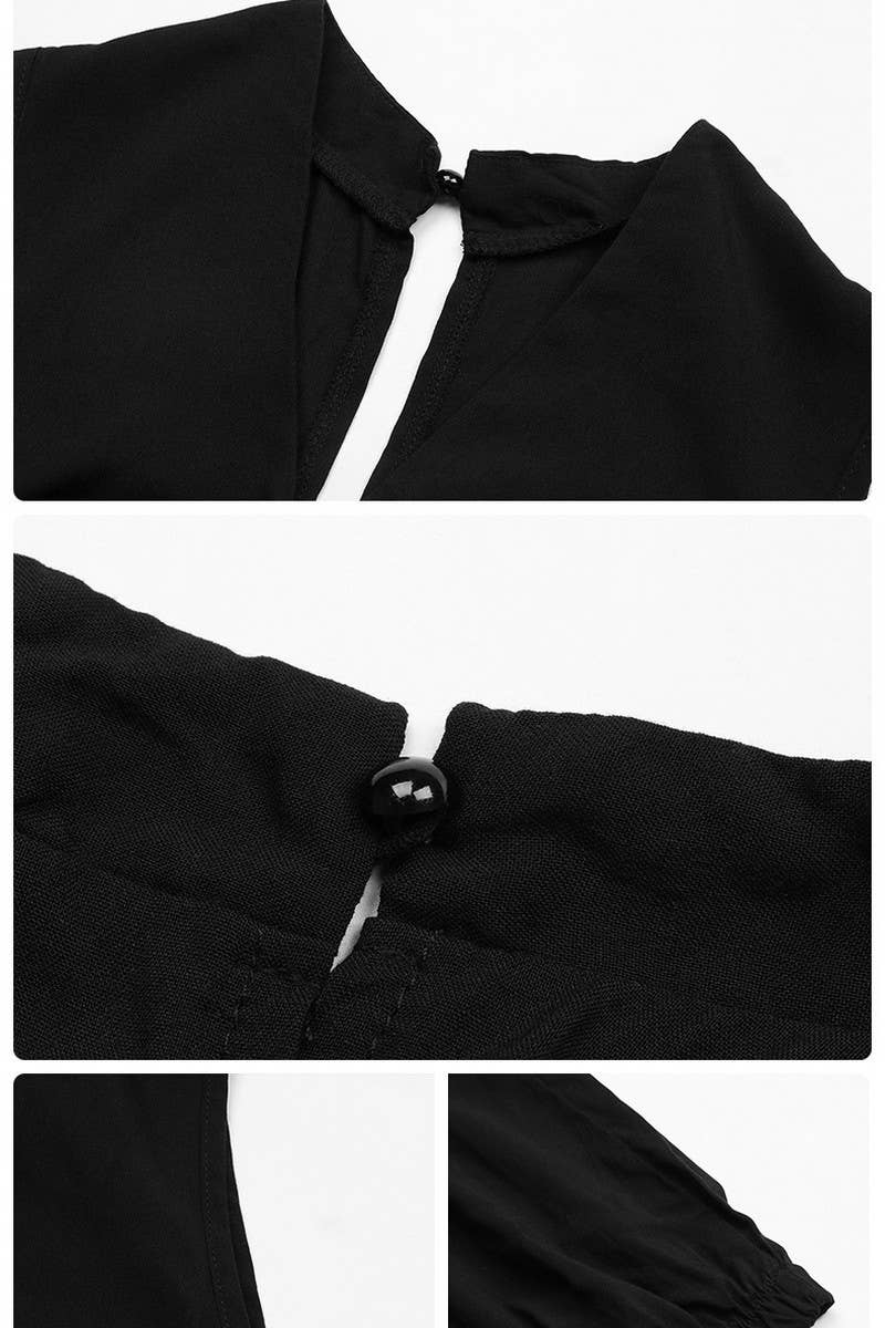 CWSJS0613_SLEEVELESS BLACK STRAPPY JUMPSUIT