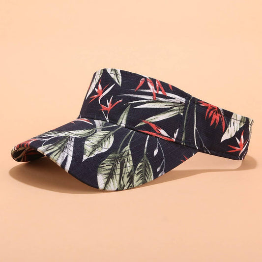 Printed Sun Visor | Summer UV Protection Sport Cap_CWAH3283