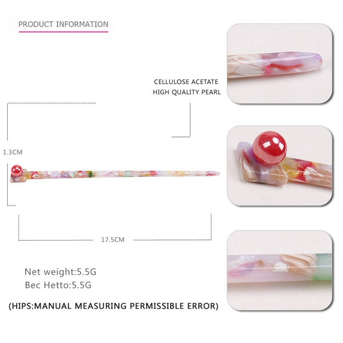 HAIRPIN ACETATE HAIRPIN INK HAIRPIN RETRO HAIRPIN