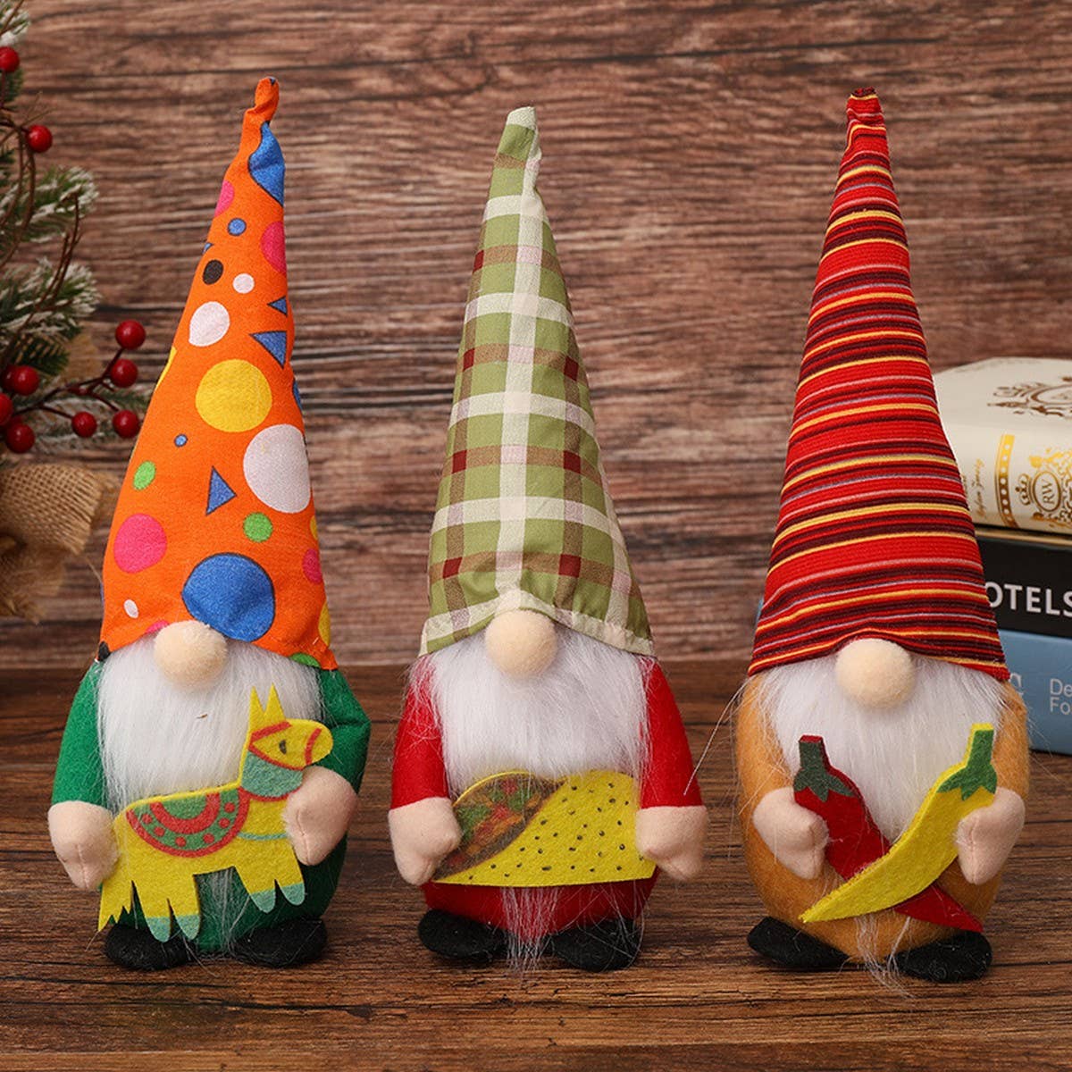 CWMM9485_CARNIVAL DECORATION DWARF FACELESS DOLL ORNAMENTS