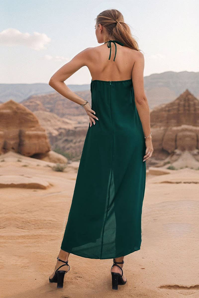 CWSBSSL0094_2025 NEW SOLID COLOR LONG SUSPENDER JUMPSUIT