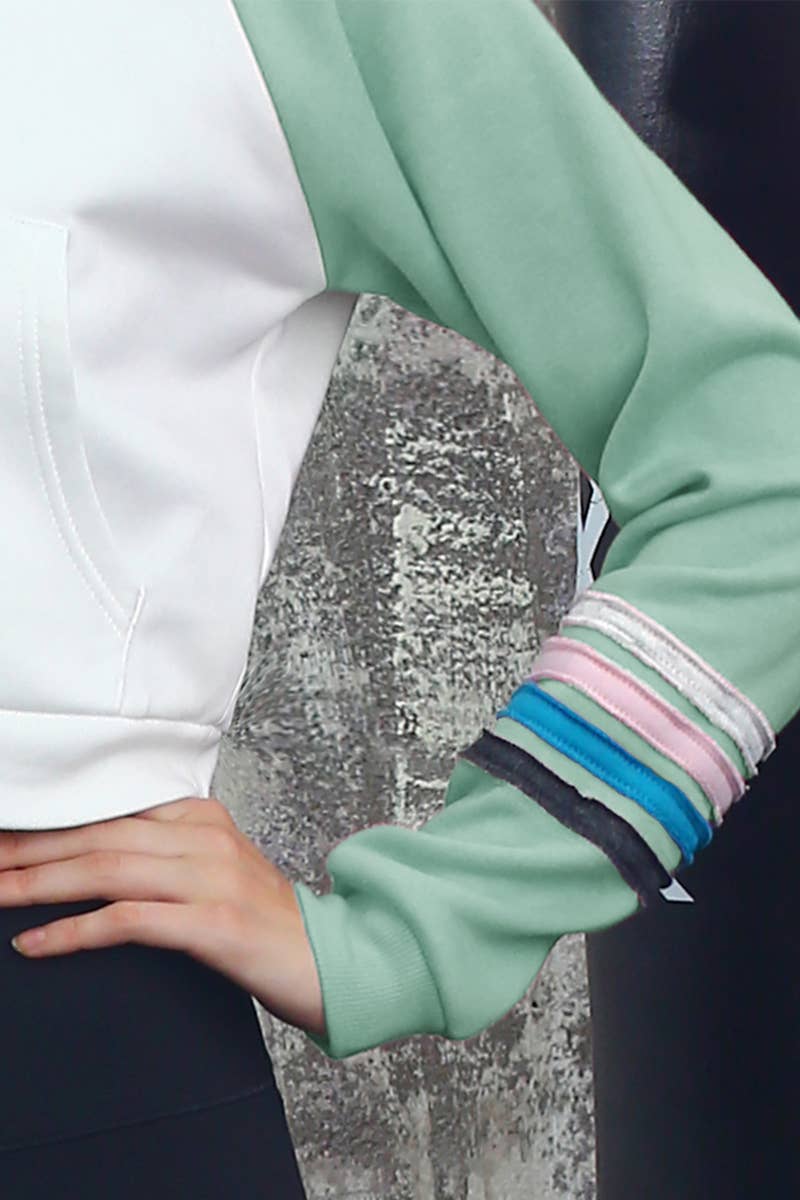 CWOHOL424_Basic Lightweight Pullover Cropped Hoodie