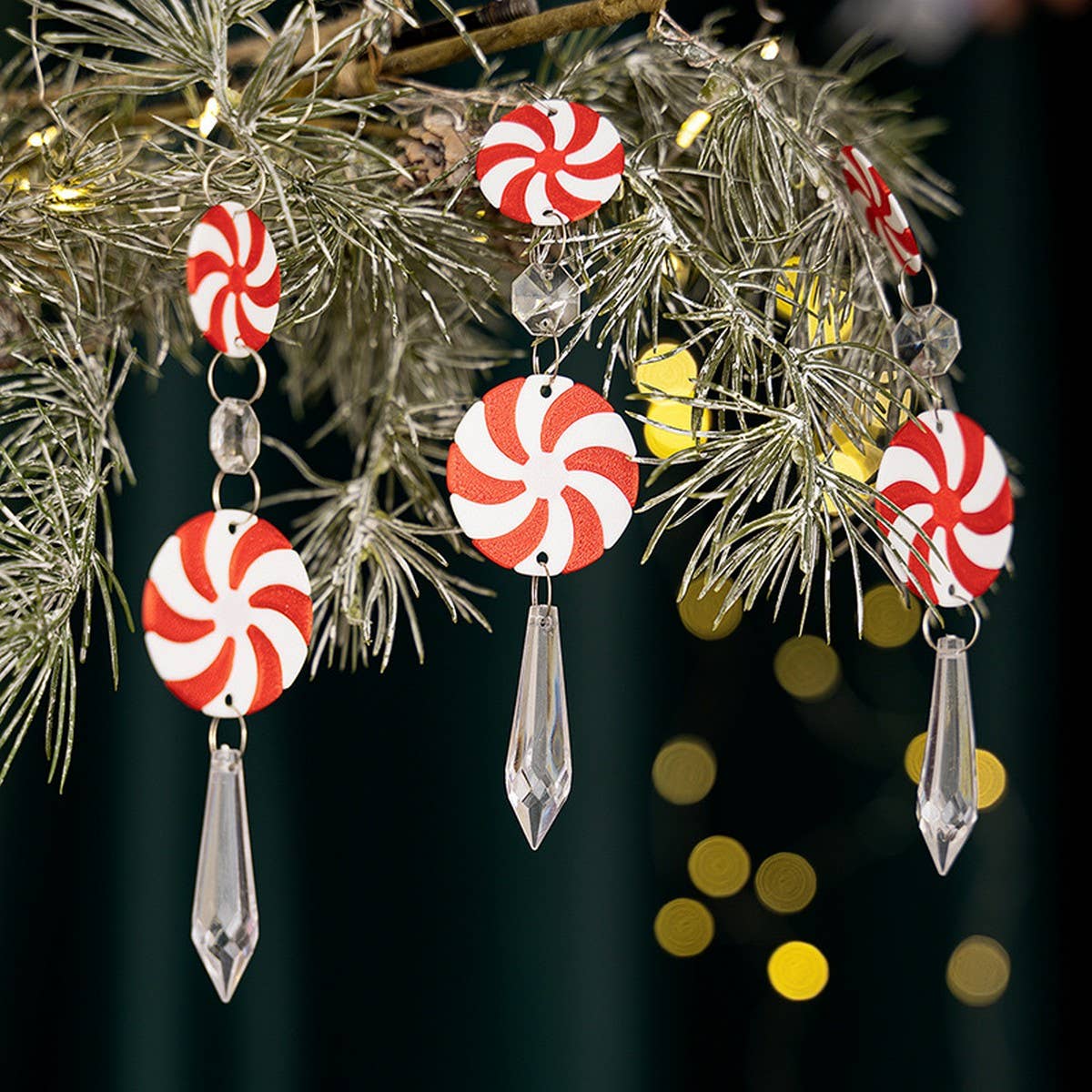 CWMM10189_3PCS CANDY ICICLE CHRISTMAS TREE ORNAMENTS
