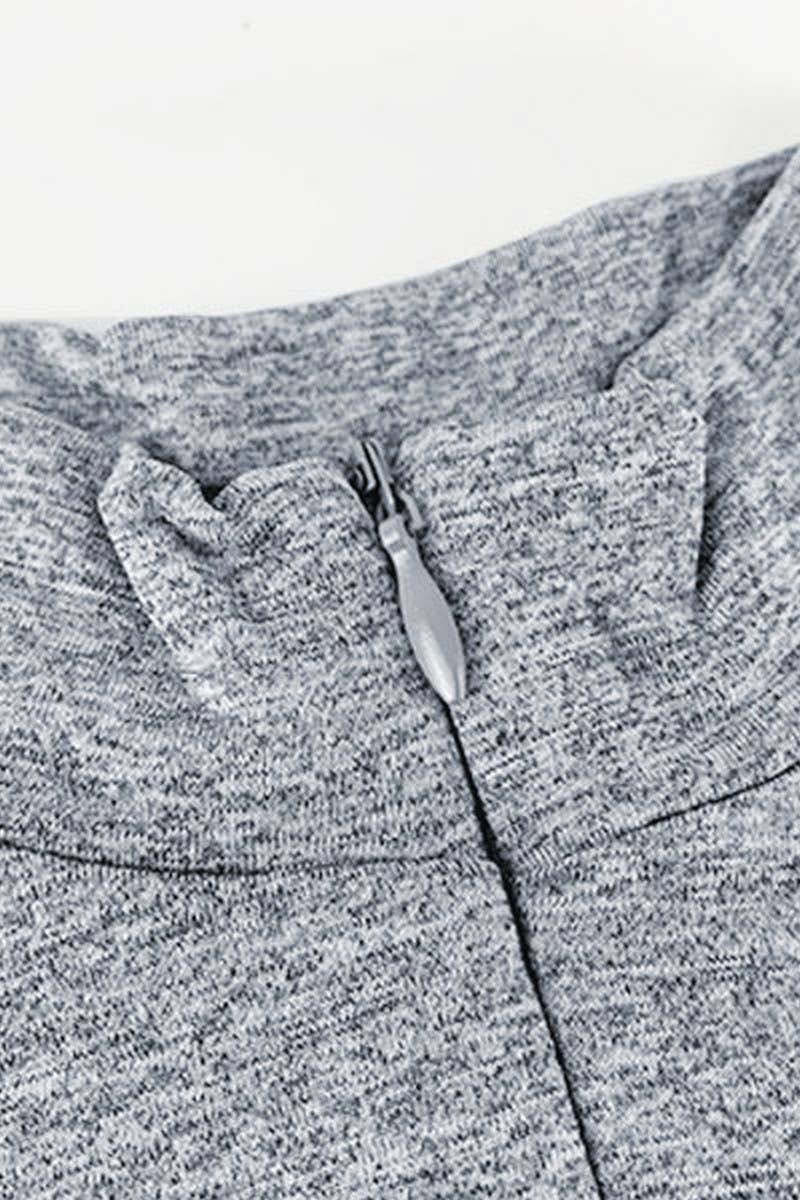 CWSJS0786_LONG SLEEVE FLEECE ZIP-UP BODYSUIT