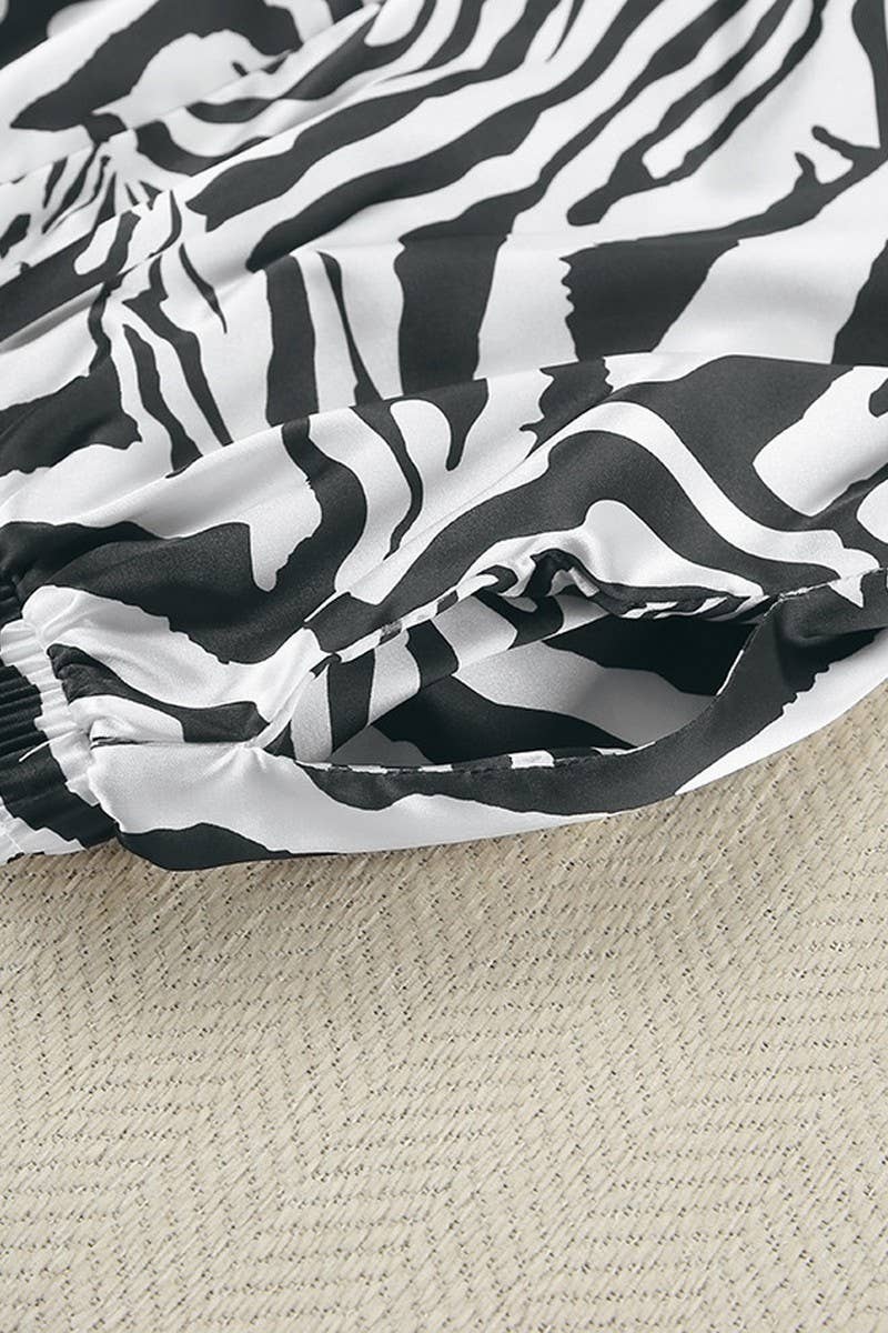 CWSPJ0101_OFF SHOULDER LONG SLEEVED PANTS PAJAMAS SET