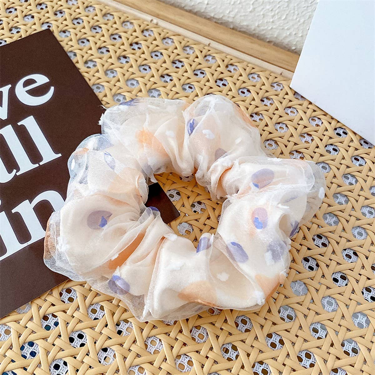 SMALL FRESH FABRIC FLOWER HAIRRING HAIRACCESSORIES_CWAHA4163