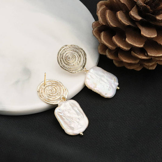 NEW HIGH-END NATURAL PEARL EARRINGS FOR WOMEN