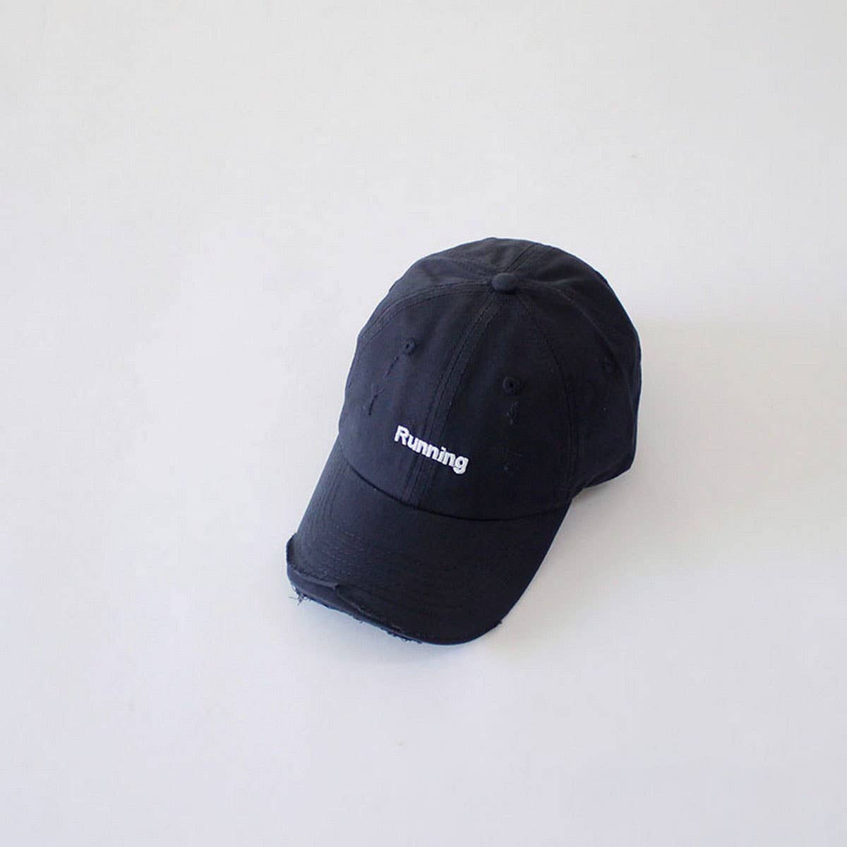 INS Kids Distressed Baseball Cap Letter Embroidery CWAH2889