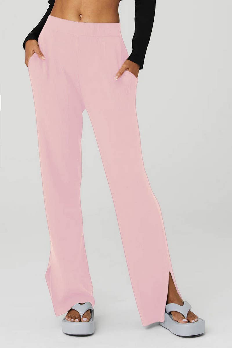 CWBLP1844_SOLID COLOR LOOSE NEW YOGA SPORTS PANTS