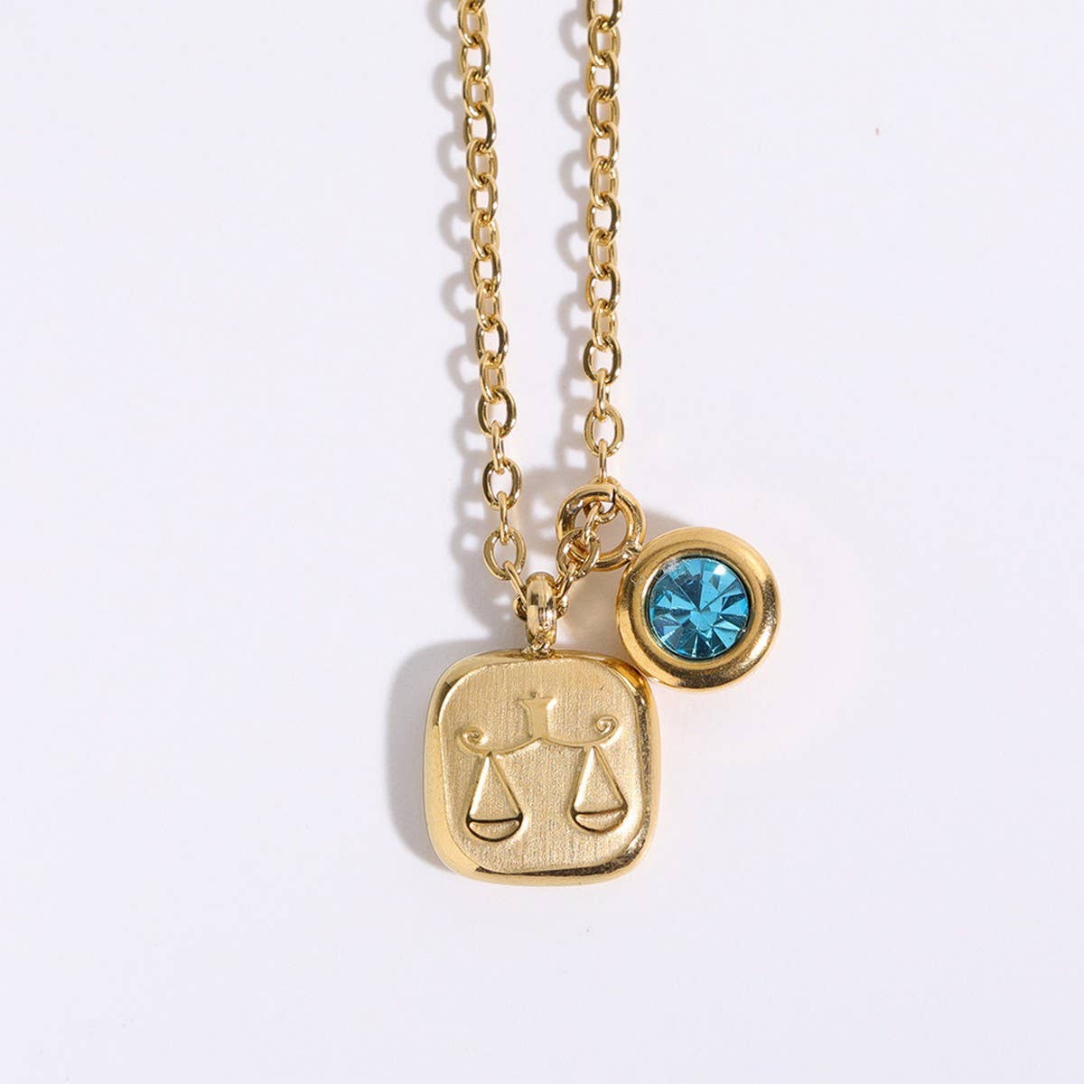 NEW RETRO 12 ZODIAC SIGN PENDANT NECKLACE