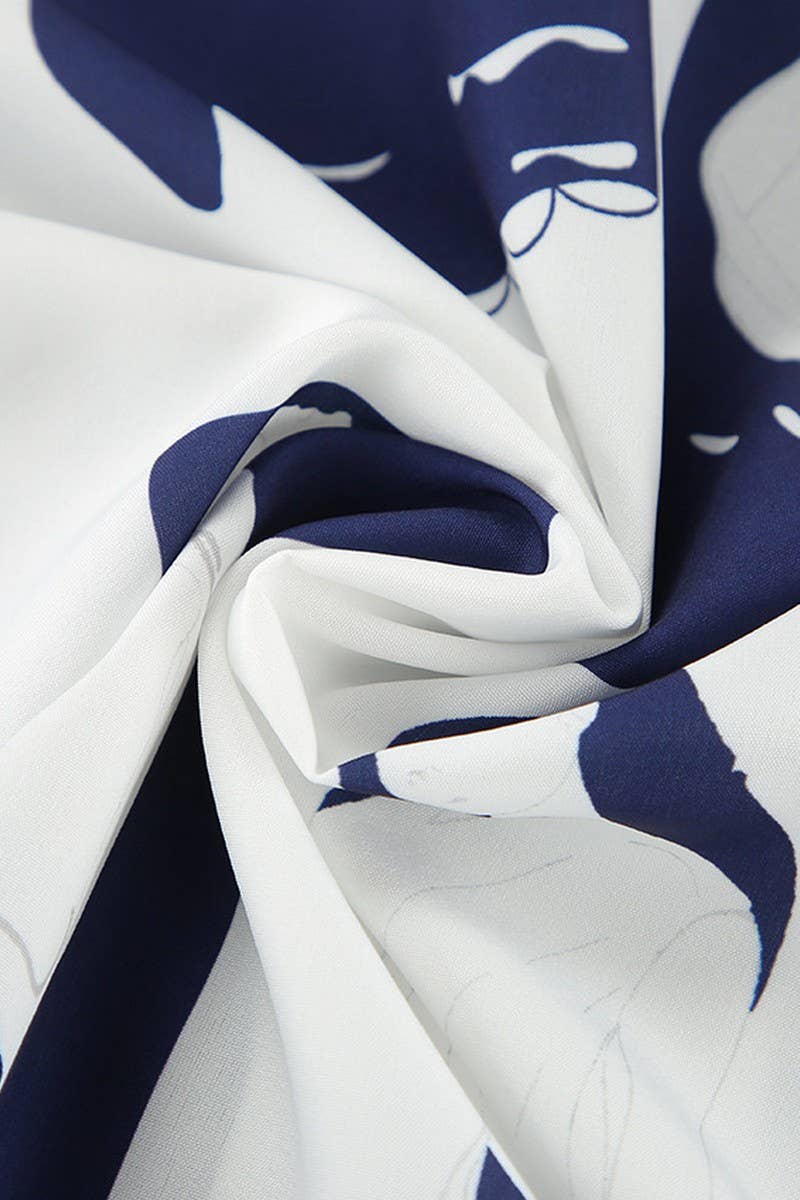 CWSPJ0359_PRINTED LOOSE LONG-SLEEVED TROUSERS PAJAMA SET