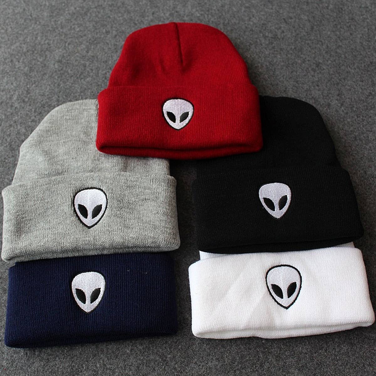2024 NEW ALIEN SKULL KNITTED HAT_CWAH1620