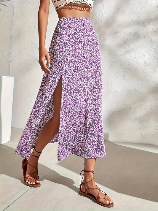 Flower of open fork A word wide skirts