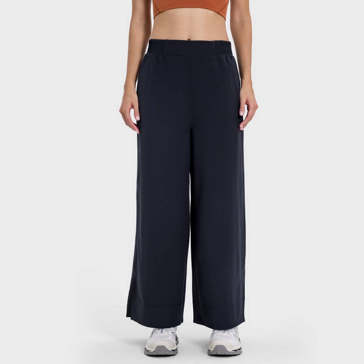 Women's Ice-Feel Wide-Leg Yoga Pants