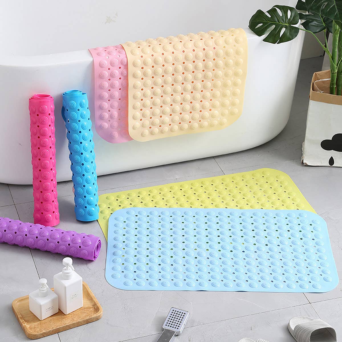 NON-SLIP SHOWER MAT HOUSEHOLD BATHROOM MAT_CWMM1590