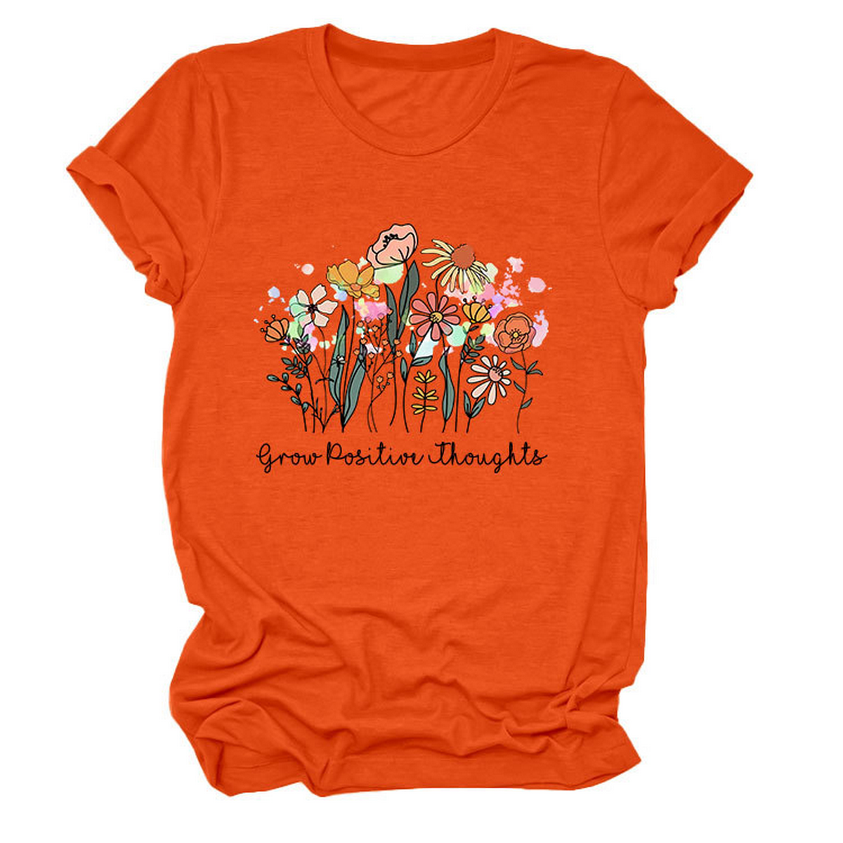 Women??¢s Casual Crew Neck T-Shirt, Soft Fit_CWTTS1488