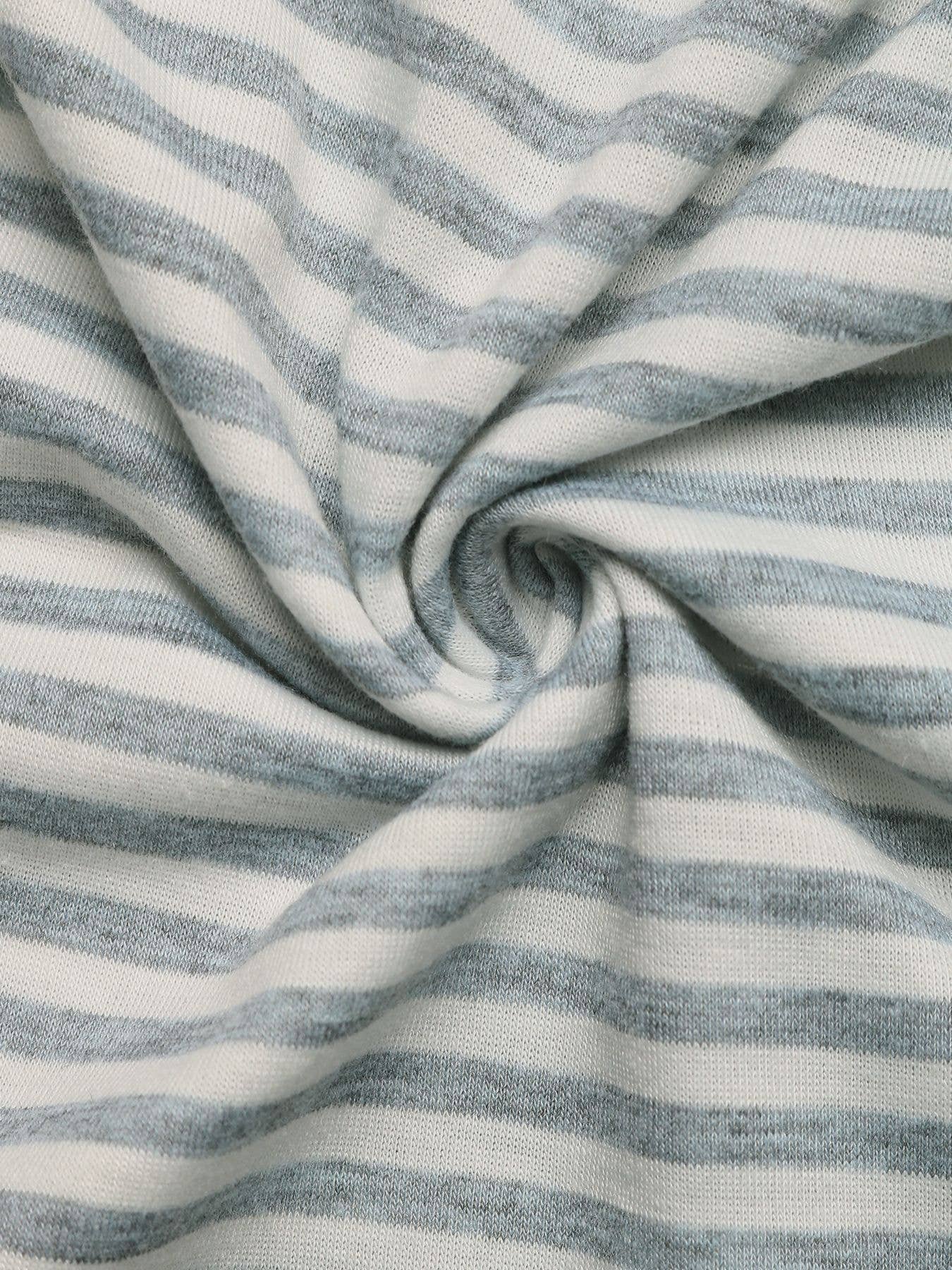 Casual and comfortable striped pullover T-shirt