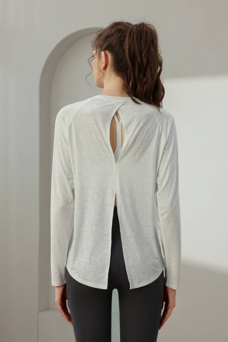 CWTBLL3630_HIGH-END SPORTS STYLE BEAUTIFUL BACK YOGA CLOTHES