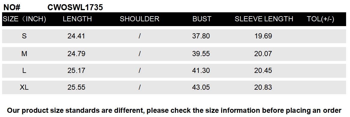 CWOSWL1735_Crew Neck Long Sleeve Pullover Sweater