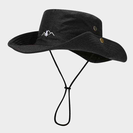 UV Protection Outdoor Sun Hat with Chin Strap_CWAH3800
