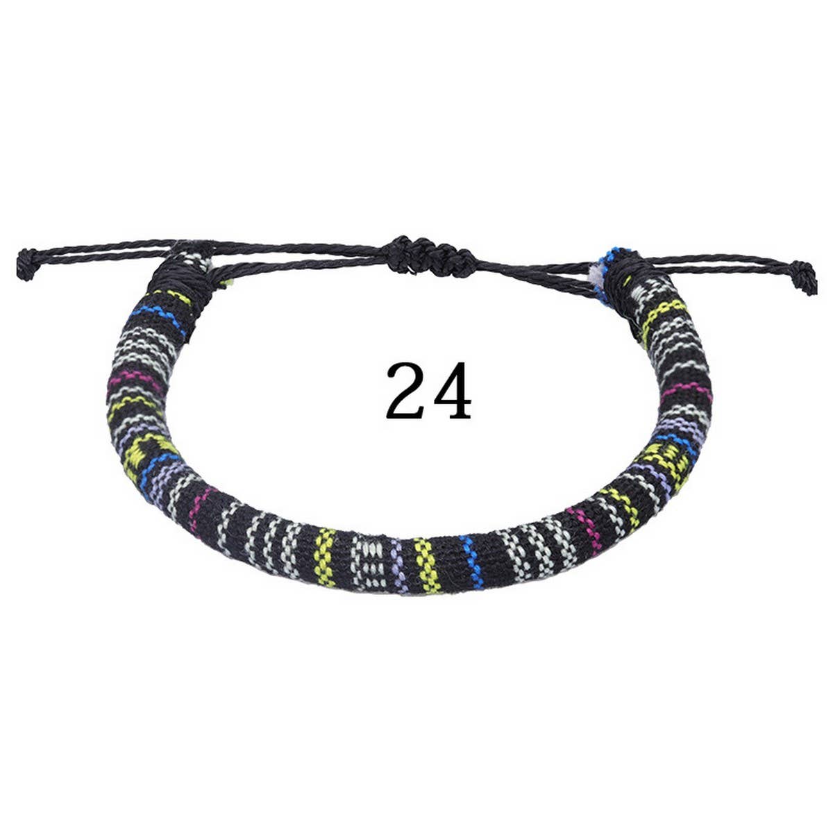 BOHEMIAN ETHNIC STYLE COLORFUL HANDWOVEN BRACELET_CWMM0538