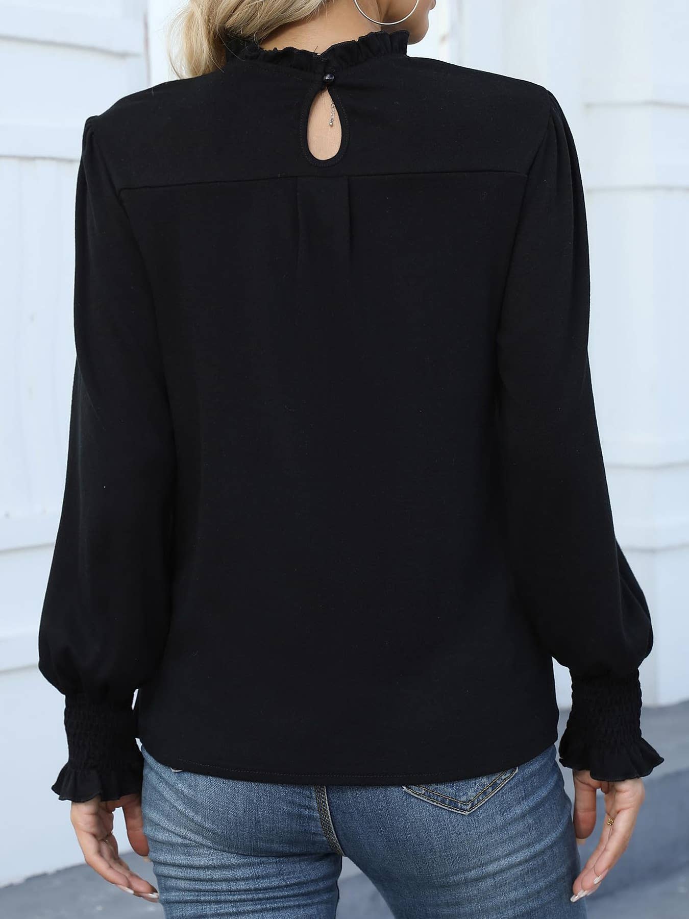 Casual shirt stand collar business T-shirt