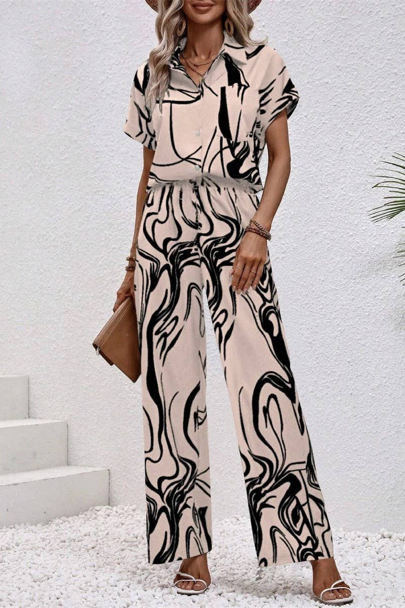 CWSTB00363_CASUAL SHORT-SLEEVED SHIRT AND TROUSERS SUIT