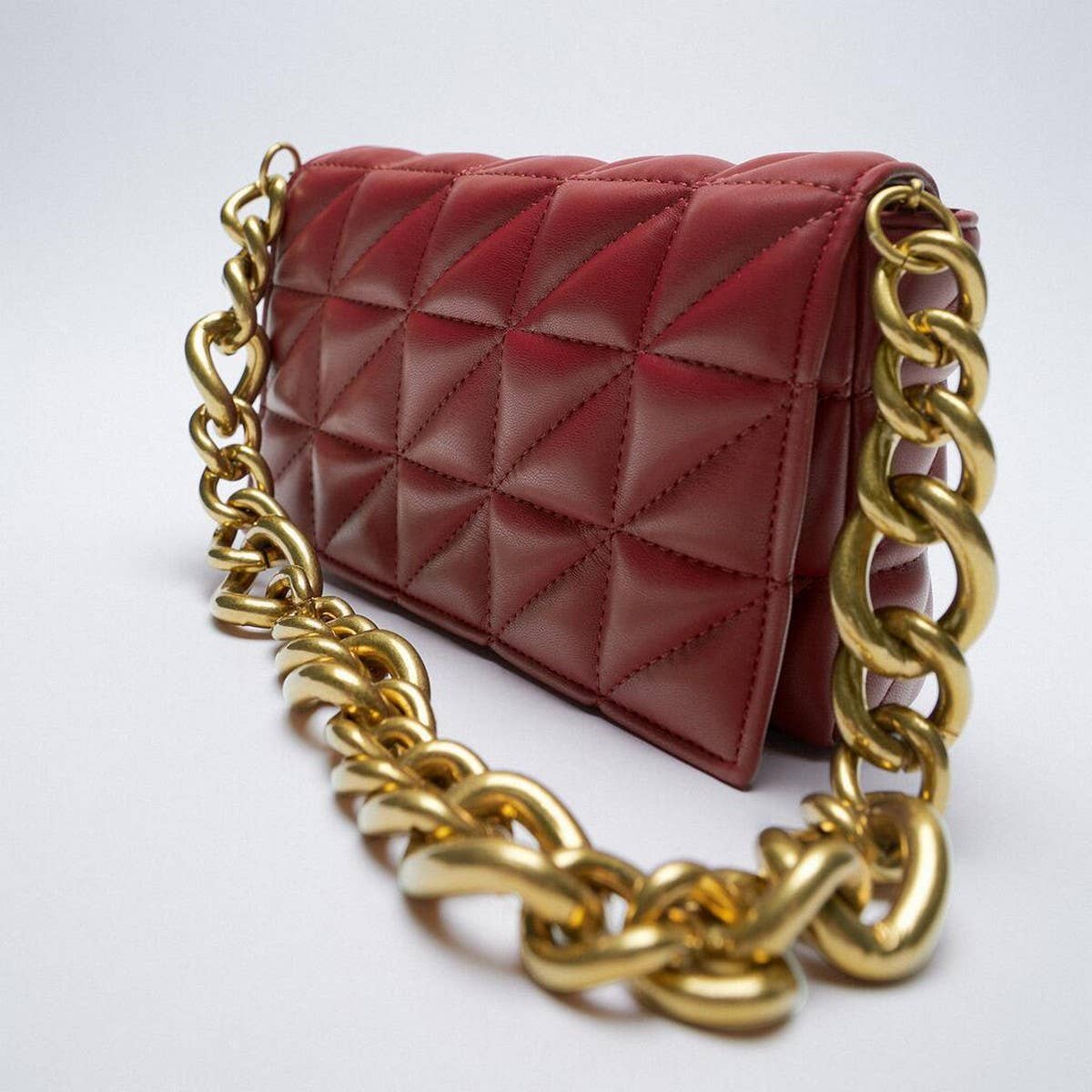 POPULAR THICK CHAIN CROSSBODY SHOULDER DIAMOND BAG_CWAB3422
