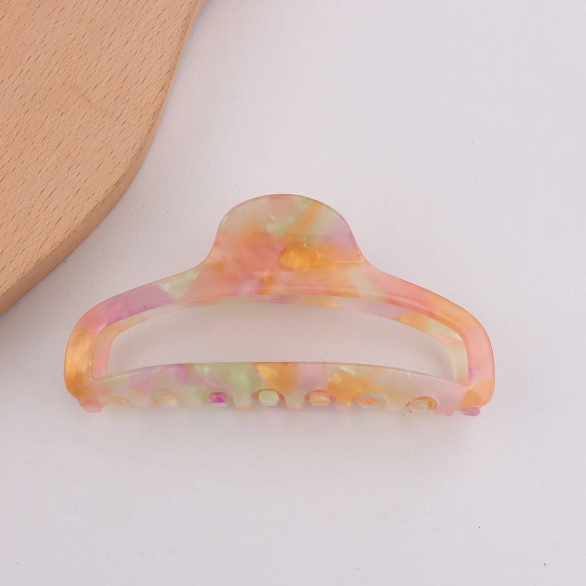 CWAHA1414_MULTICOLOR LARGE HAIR CLAW CLIP