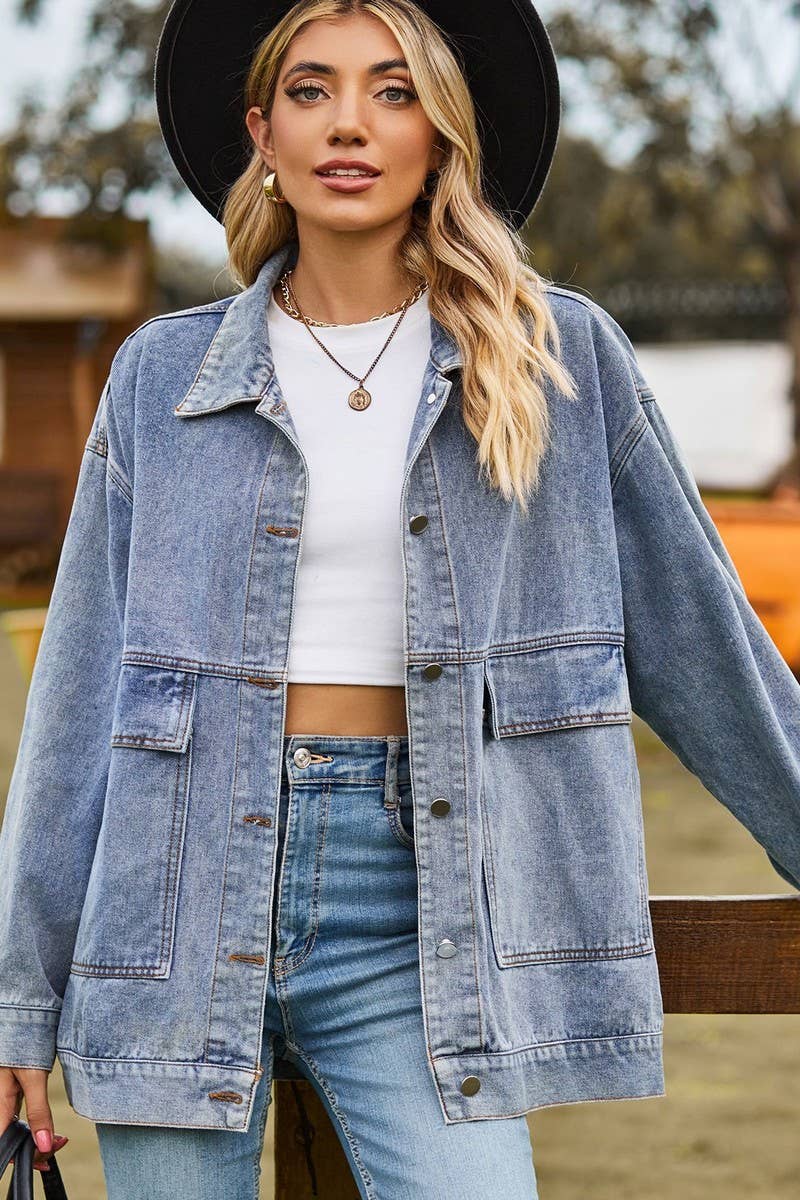 CWJJ00095_VINTAGE CLASSIC LOOSE FIT DENIM JACKET