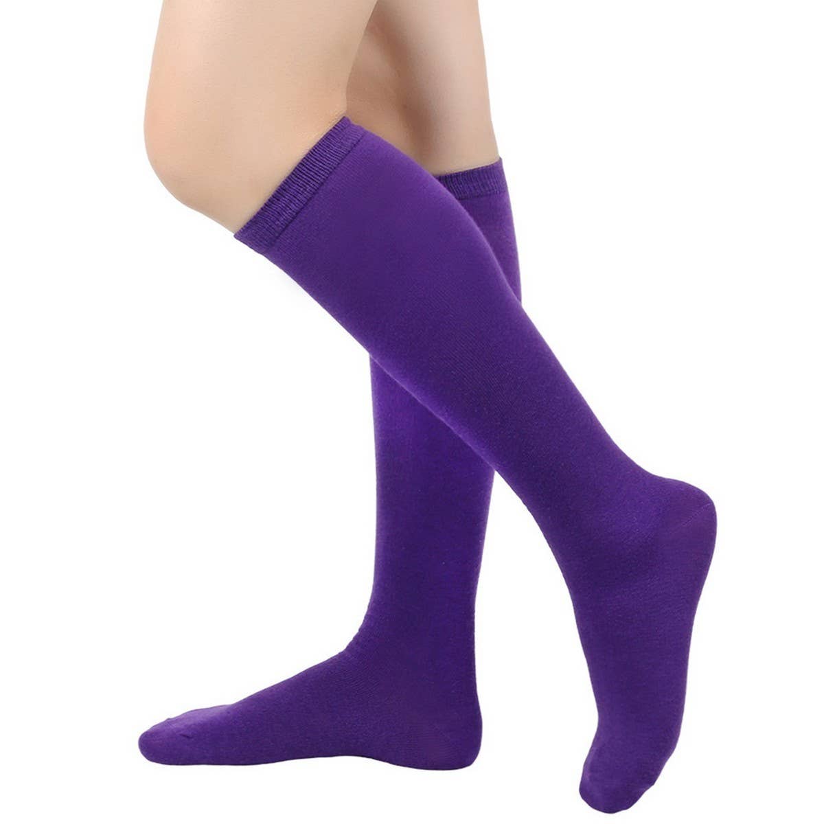 CWMM10064_WOMEN KNEE-HIGH SOCKS FOR SCHOOL &AMP  PERFORMANCE