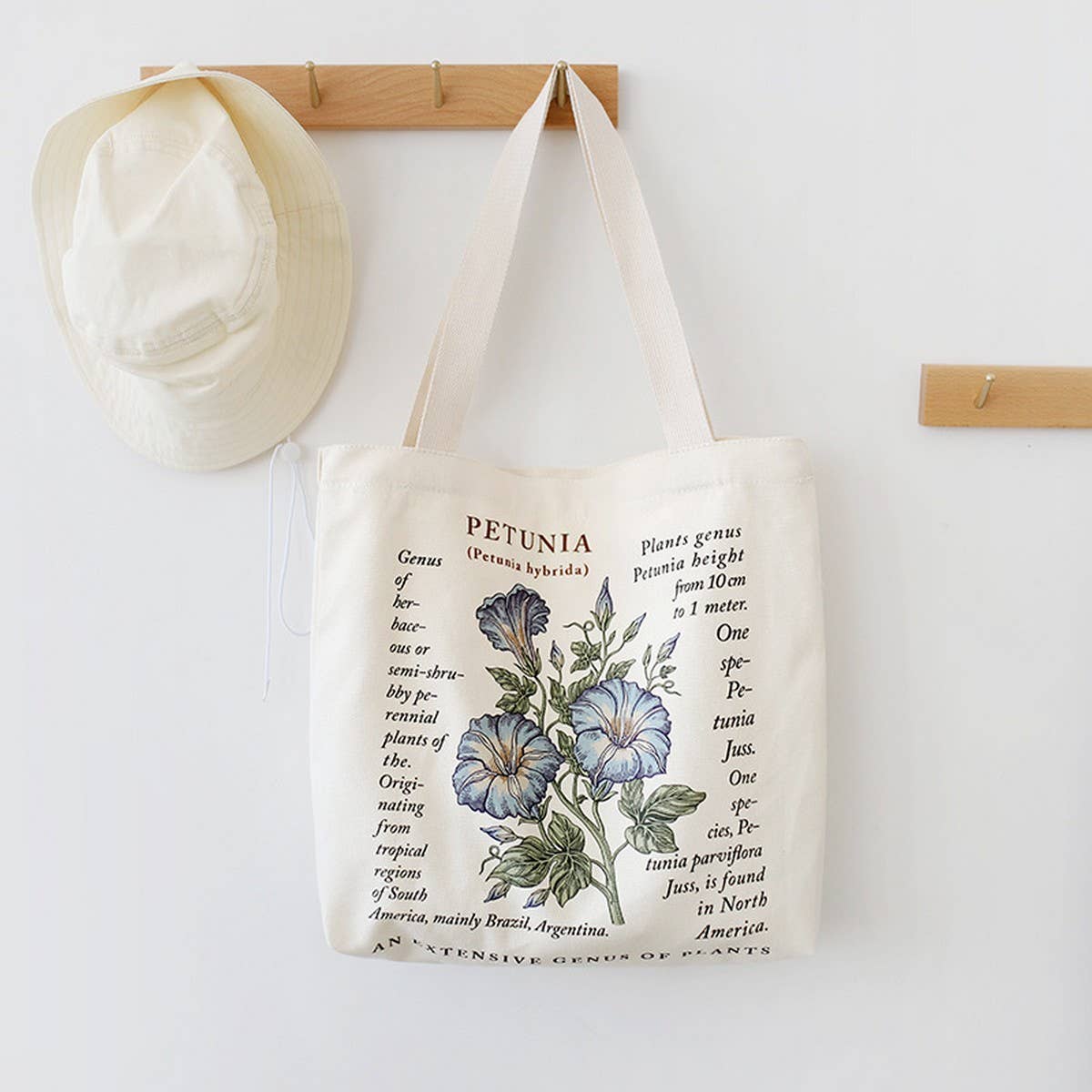Vintage Cotton Canvas Shoulder Tote for Women_CWAB5619