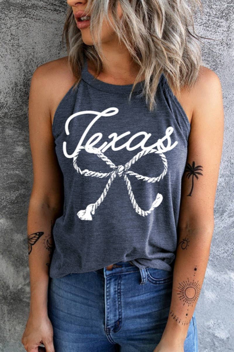 CWOV0444_CREW-NECK SLEEVELESS LETTER-PRINT TANK TOP