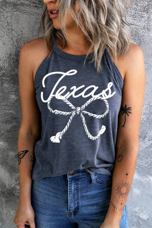 CWOV0444_CREW-NECK SLEEVELESS LETTER-PRINT TANK TOP