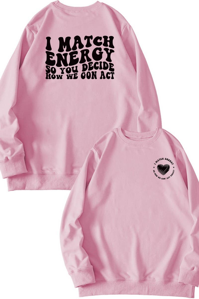 CWTSTL0491_WOMEN LETTER PRINTING LONG SLEEVE SWEATSHIRT