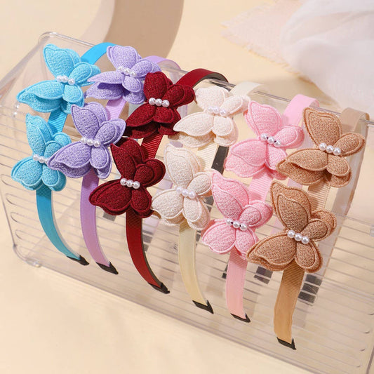 Double-Layer Butterfly Headband ? Candy Colors