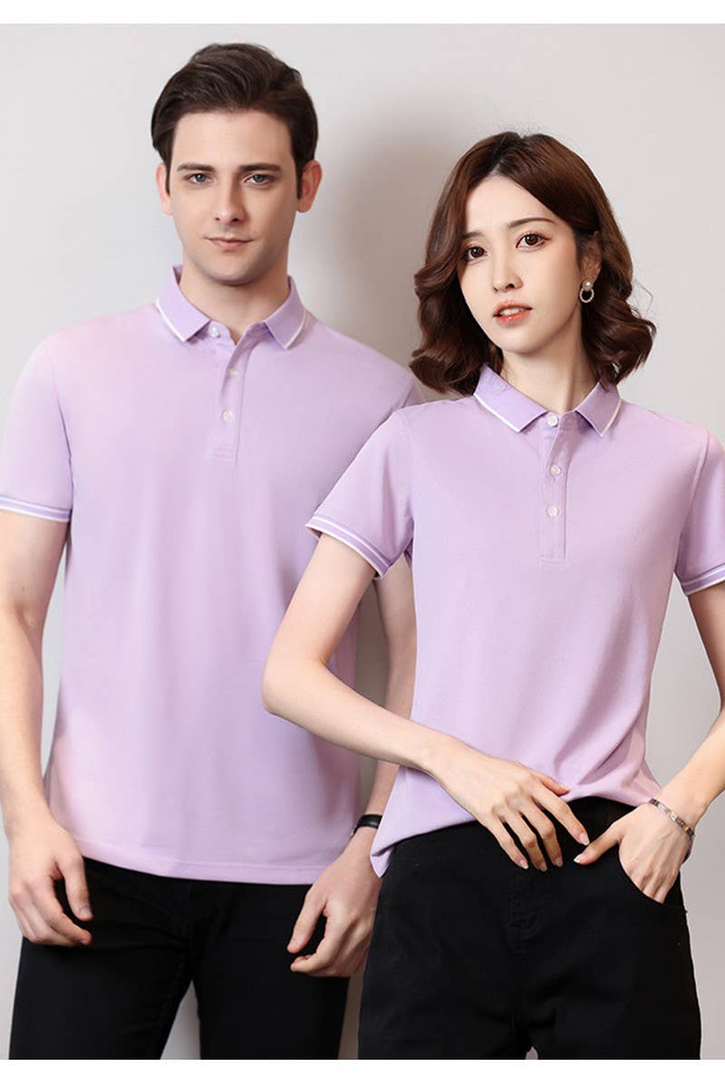 CWTBLS02449_EFFORTLESS STYLE SOLID POLO GOES WITH EVERYTHIN